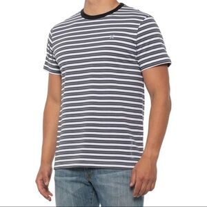 Hurley Men's Striped Crew Neck Tee T-Shirt -L